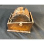 Wooden antique cigarette dispenser