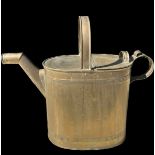 Vintage large brass watering can, approximate measurements: Height 17 inches, Width 20.5 inches,
