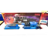 Boxed PIko G Scale Piko Blue Comet loco and tender 38241, 529
