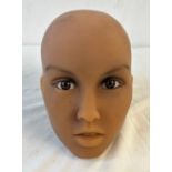 Silicone screw on mannequin head