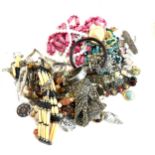 Selection of assorted costume jewellery