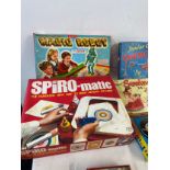 Selection of vintage games includes the magic robot game, spiro matic, roulette etc