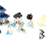 Selection of assorted sea animal figures includes Dolphin band etc