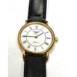 Vintage Ladies Longines presence quartz wrist watch the watch is ticking