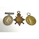 ww1 mons star trio medals to 7100 pte.f.fisher 1st hampshire regiment