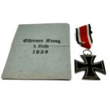 ww2 German Iron cross 2nd class ring stamp No 76