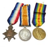 ww1 trio medals to 19181 pte c lennon manch.r