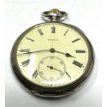 Antique Zenith open face pocket watch the watch is ticking