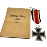 ww2 German Iron cross 2nd class no ring stamp No