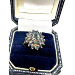 9ct gold sapphire dress ring (5.8g)