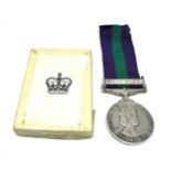 Boxed ER.11 General Service Medal -Near East