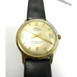 Vintage gents systema 25 jewel super automatic wristwatch the watch is ticking