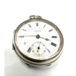 Antique J.G.Graves Sheffield open face pocket watch the watch is ticking