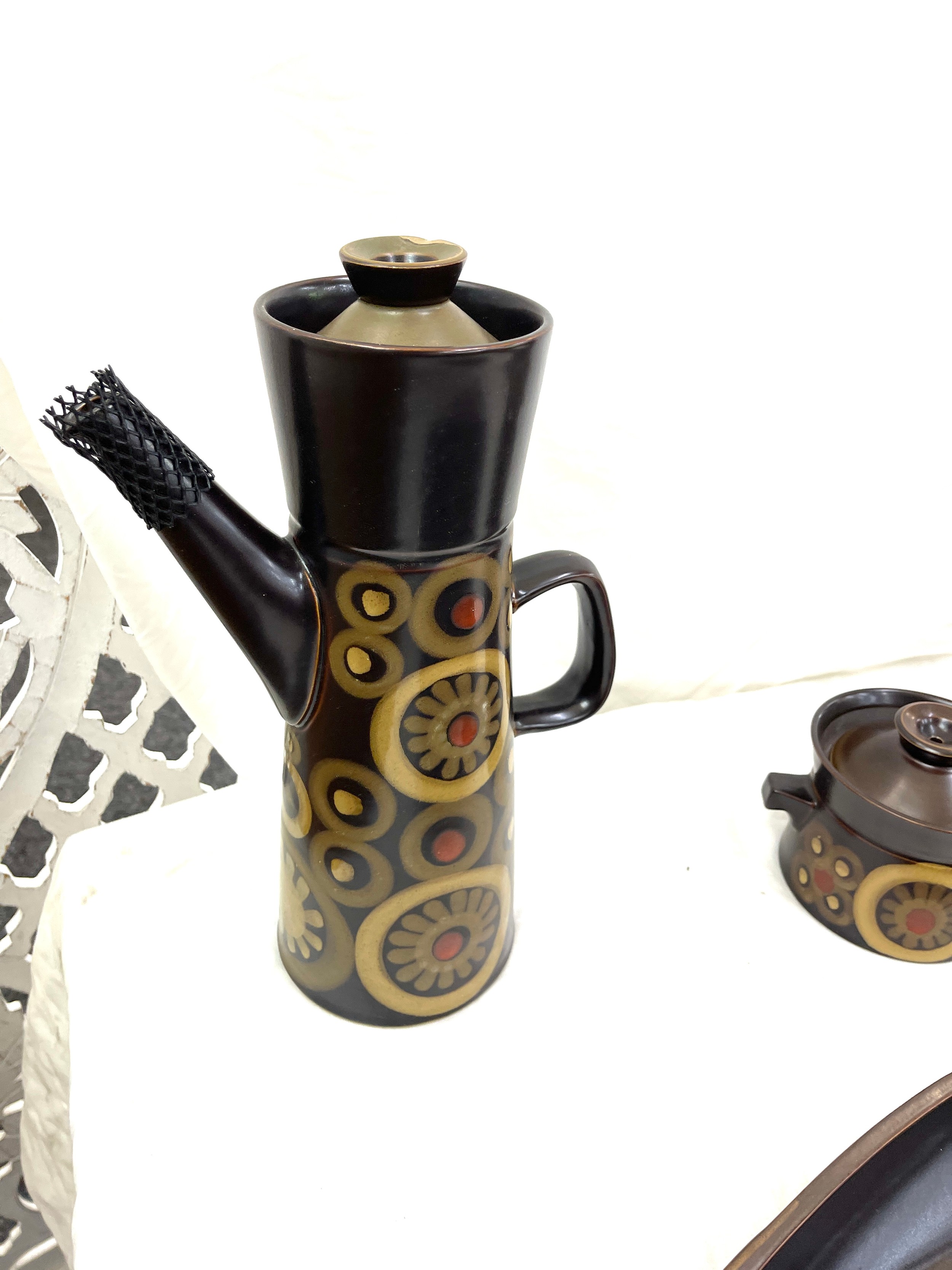 4 Pieces of Denby pottery includes Coffee pot, lidded tureens etc - Bild 3 aus 5