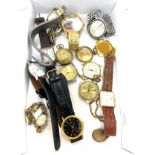 Selection of vintage and later gents wrist watches includes Seiko, Accurist, quartz etc