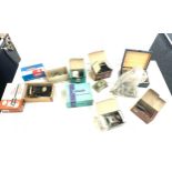 Large selection of vintage boxed locks etc