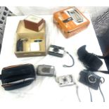 Selection of camera equipment includes kodak easy share cx 4230, kodak 155 instamatic camera, sony