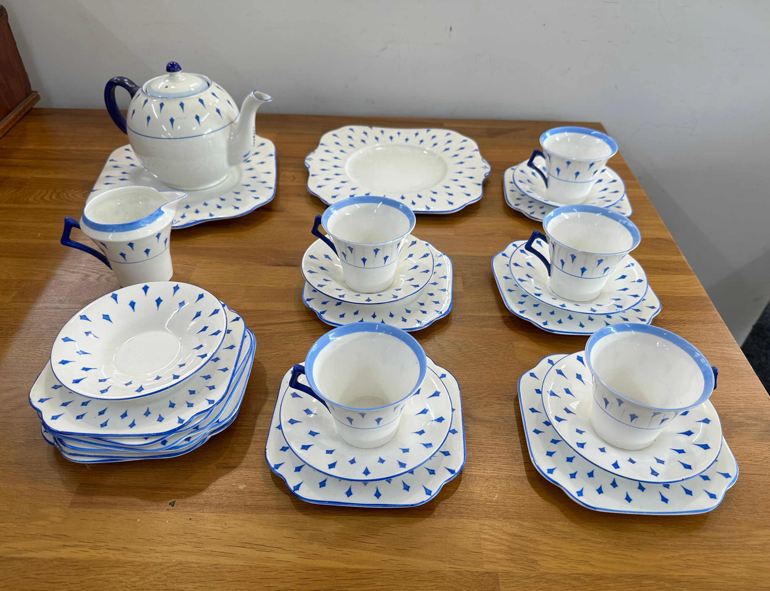 Part Colclough Royal Vale tea service to include tea pot etc - Bild 2 aus 5