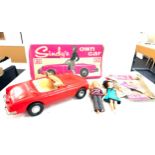 1960s Sindy doll x2 and a boxed Sindy car one doll with part box