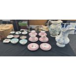 Selection of miscellaneous includes adderley part tea set, trinkets etc