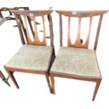 Pair of teak mid century g plan chairs