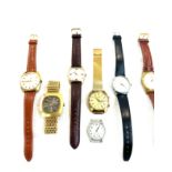 Collection of 12 vintage swiss made mechanical gents wristwatches including Tressa, Avia everite etc