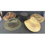 Large selection of assorted hats
