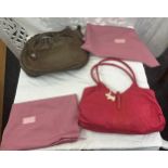 Two vintage authentic ladies Radley handbags in dust bags