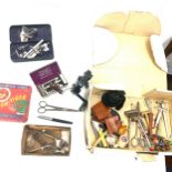 Selection of collectable items includes moon tiger game, shavers, Valet etc