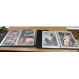 Two large black portfolios of articles covering Royal Family three generations to include wedding