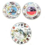 Three Royal Worcester collectable plates to include To Commemorate the 50th anniversary of the d-day