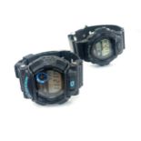 Two gents wrist watches includes g shock 3434 gd-400 blue and a g shock 3417 gb 6900b