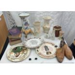 Selection of vintage miscellaneous to include pottery, oriental etc