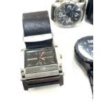 Selection of designer gents wrist watches includes Diesel, Fossil etc