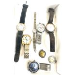 Large selection of vintage and later wrist watches includes tara 21 jewels watch, accurist,