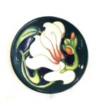 2005 Moorcroft design pin tray diameter approximately 5 inches