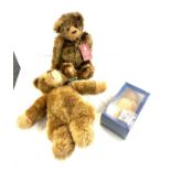 Selection of 3 vintage bears includes charlie bears, anniversary jack etc