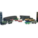 Hornby railway track and carts