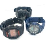 Selection of mens wrist watches includes skmei 1134, casio 3299, casio 5627 wsc 1250h