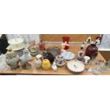Selection of miscellaneous to include oriental pottery, glass etc