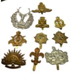 10 military cap badges