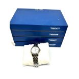 Boxed Ladies Tissot automatic wristwatch the watch is ticking