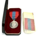 Boxed ER.11 Imperial service medal