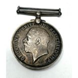 WW1 War Medal Lincolnshire reg to pte.f.Fenner.Linc .r