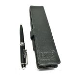 Cased montblanc ballpoint pen