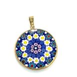 18ct Gold framed Antica Murrina pendant