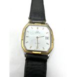 Vintage Gents Omega de ville quartz wristwatch the watch is ticking