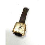 Vintage Gents Smiths 21 jewel wristwatch the watch is ticking