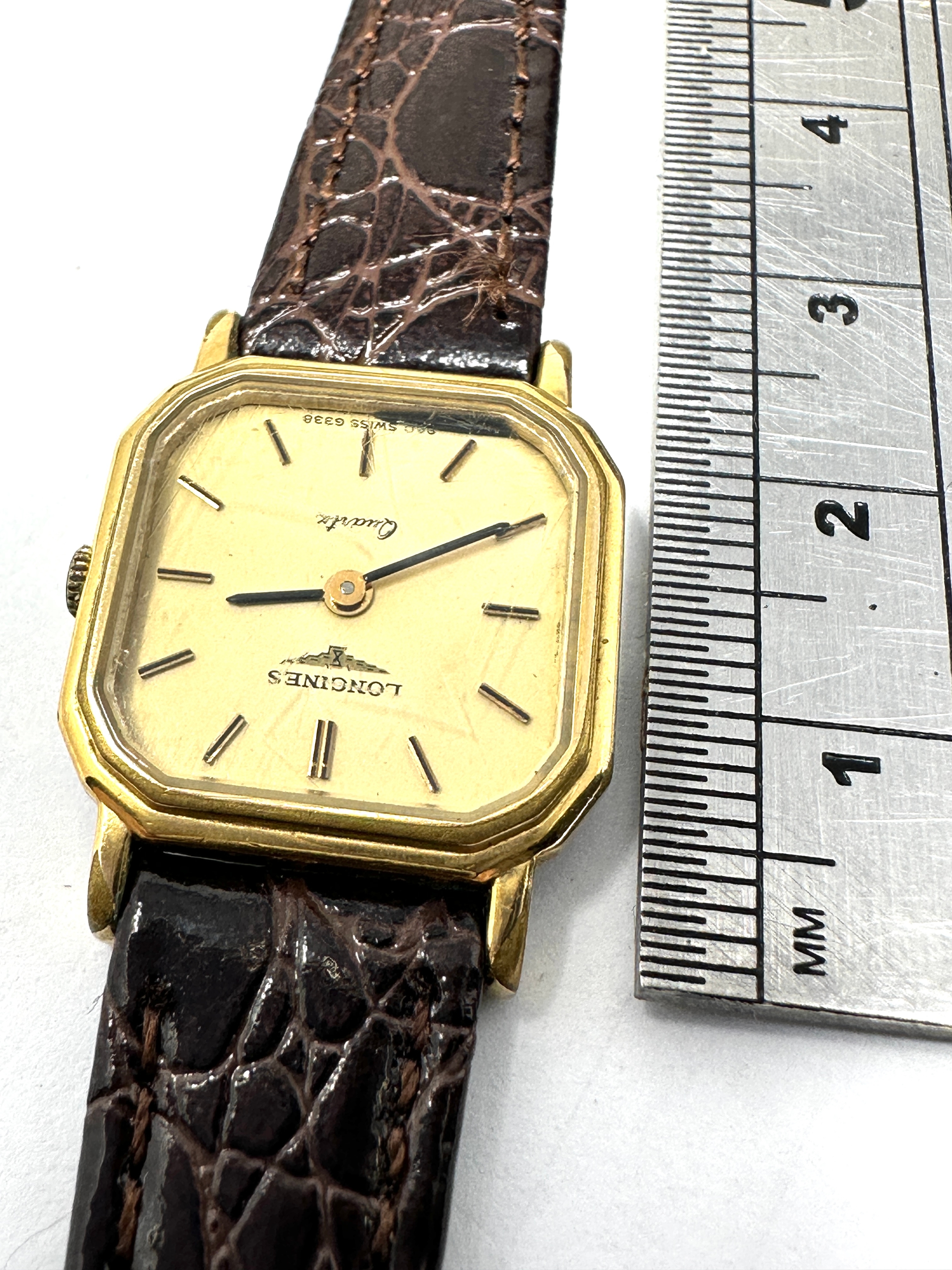 Ladies Longines quartz wristwatch the watch is not ticking - Bild 4 aus 4
