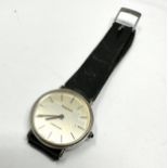 Vintage gents Bulova Longchamp wristwatch the watch is ticking